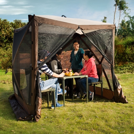 Шатер полуавтомат Widland Hub screen house 400