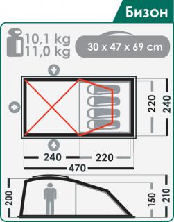 Палатка "Бизон"