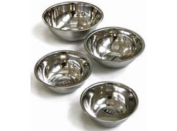 Миска из нержав. стали глубокая 22 см