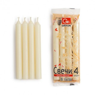 Свечи хозяйственные Grifon 40гр (4шт/уп)